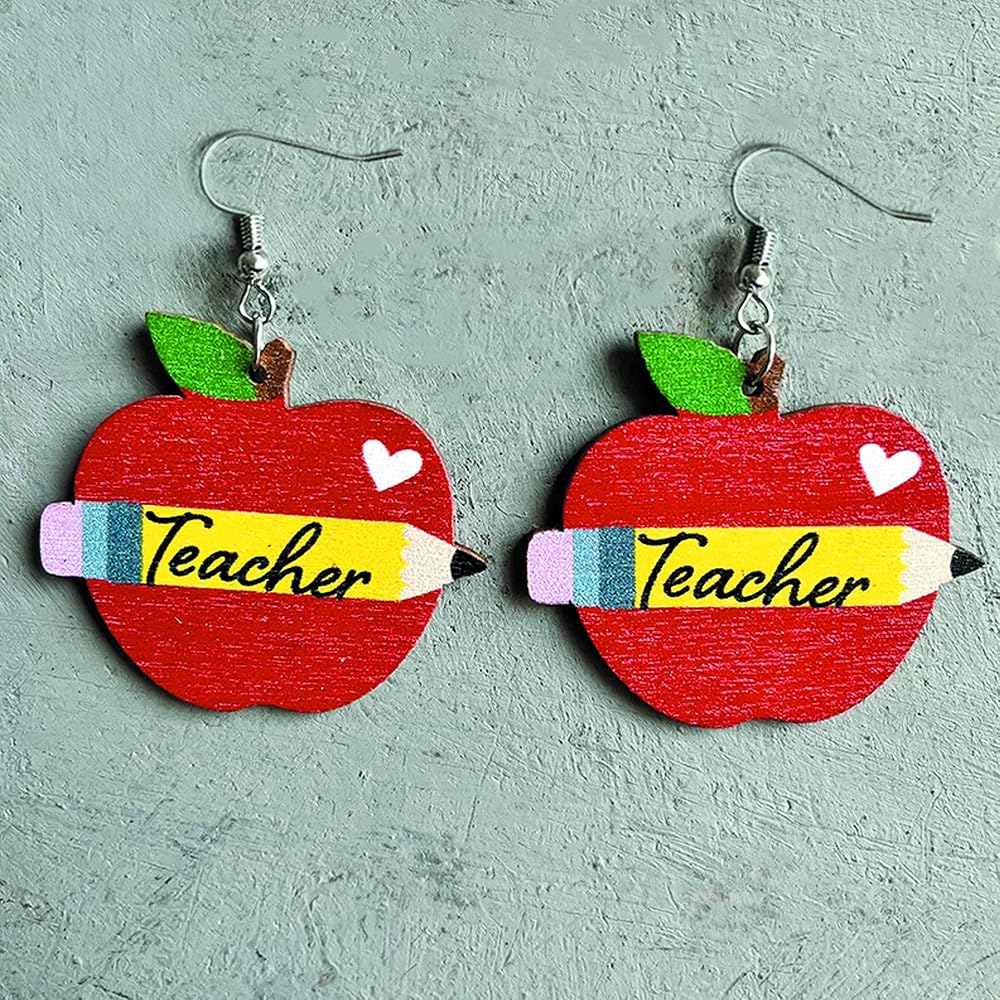 Teacher ABC's Earrings: Celebrate Educators in Style! ๐ - Rhythms of Grace Creative