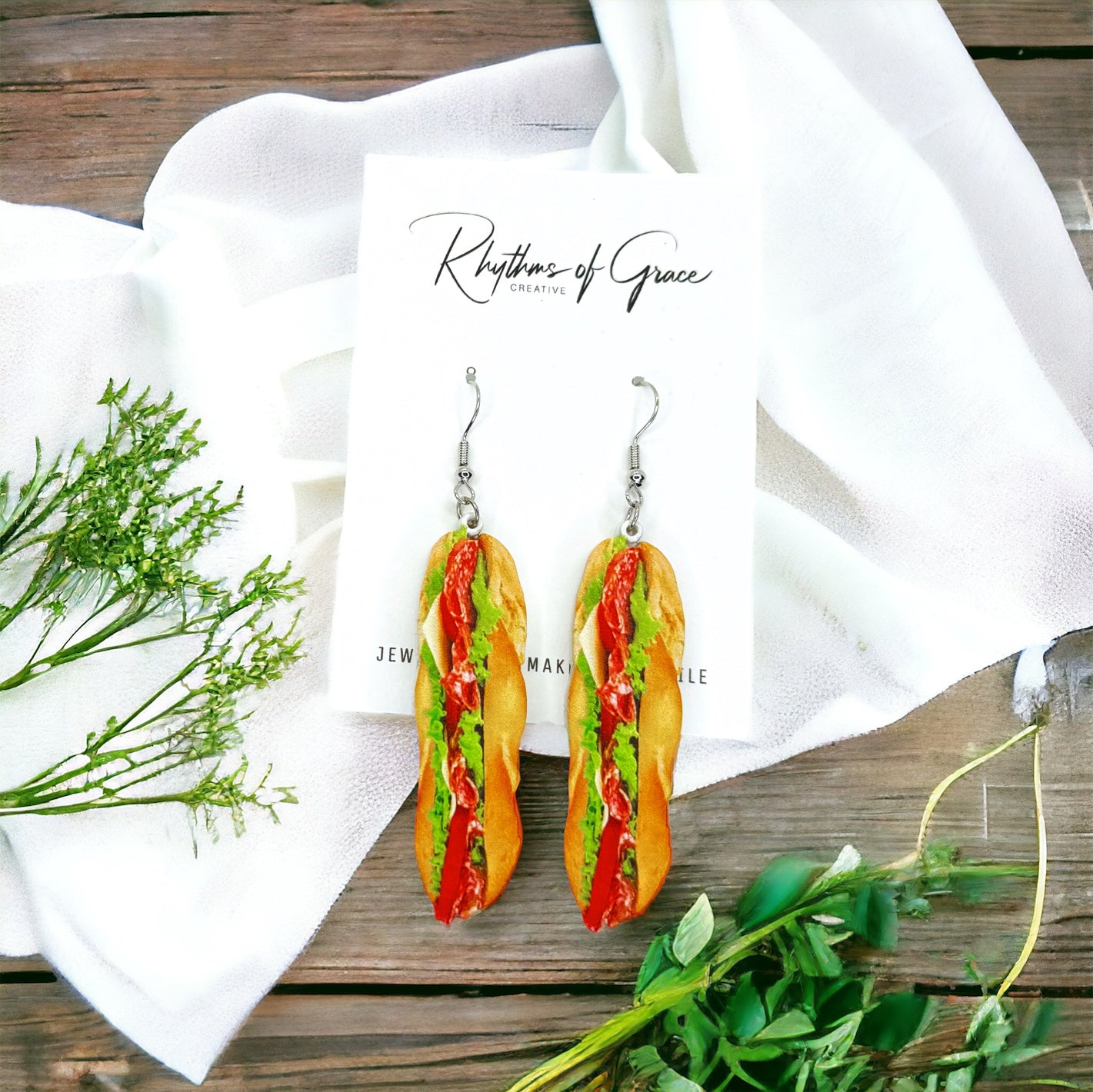 Sub-tastic Sandwich Earrings: Foodie Fashion That’s a Bite Above!