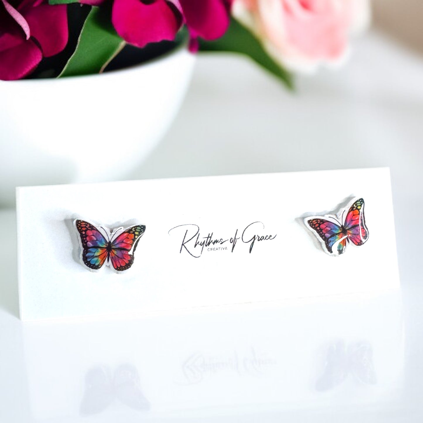Flutter into Fashion with Our Butterfly Stud Earrings! 🌟