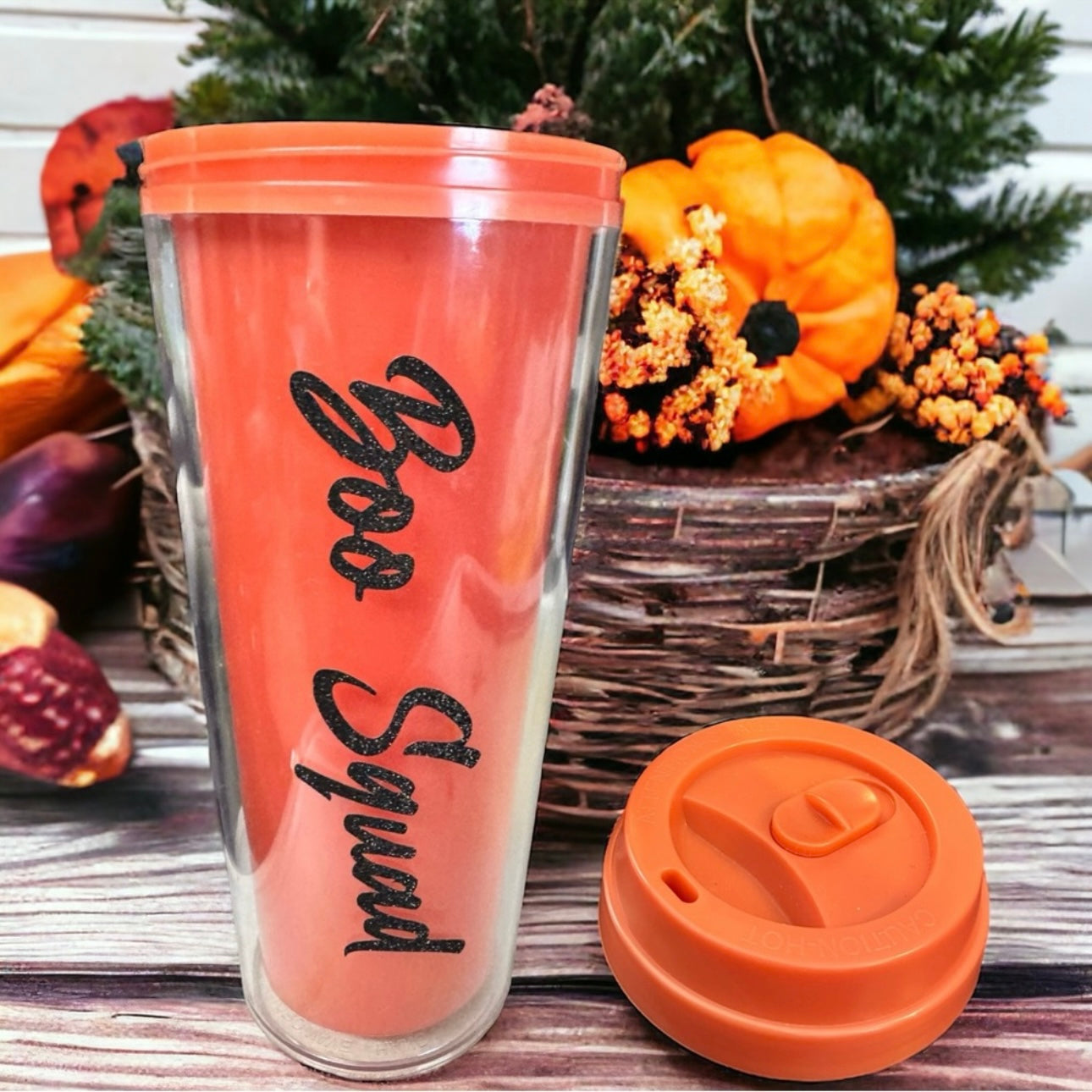 Boo Squad Brand New Color Changing Halloween Tumbler! 15 fl oz. Candycorn Colors