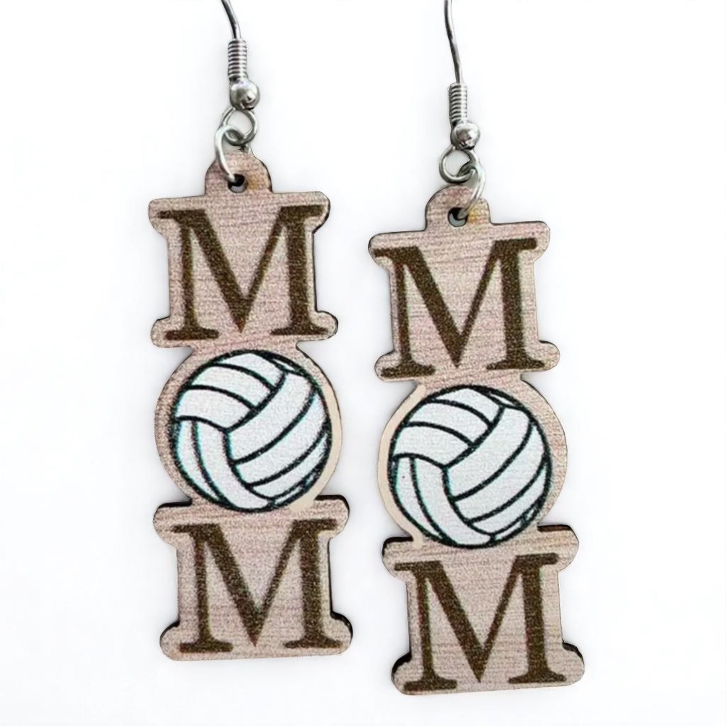 Score Style Points: Fun Sports Mom Dangle Earrings!