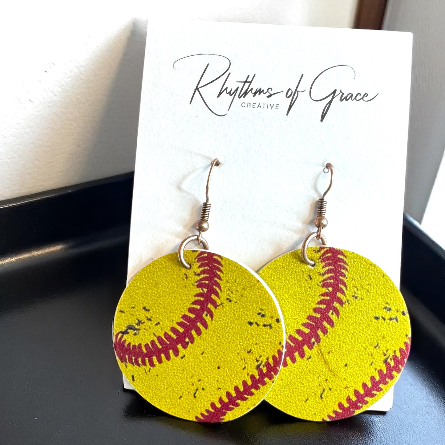 Hit a Style Home Run with Softball Dangle Earrings!