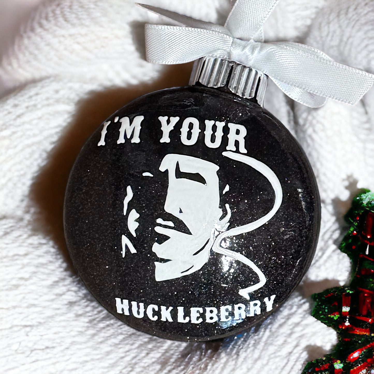 Doc Holliday Vibes: “I’m Your Huckleberry” Christmas Ornament
