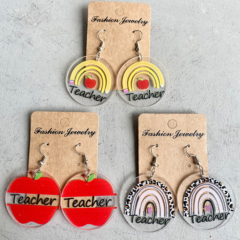 Teacher Earrings Collection: Show Your Passion for Teaching! ๐ - Rhythms of Grace Creative