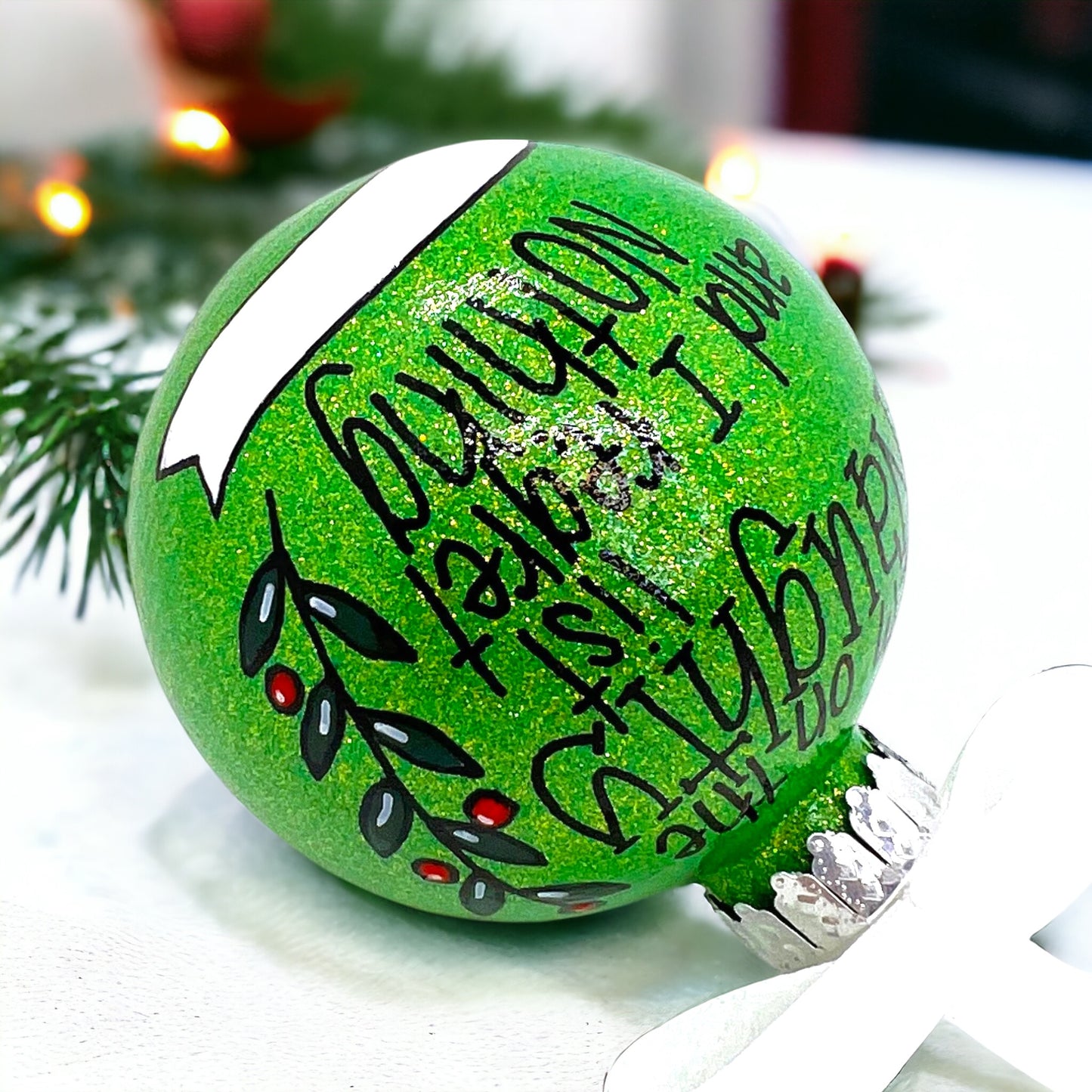 Naughty & Nice? I Choose Naughty! 🎄 Personalized Ornament for the Bold!