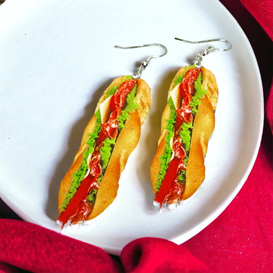 Sub-tastic Sandwich Earrings: Foodie Fashion That’s a Bite Above!