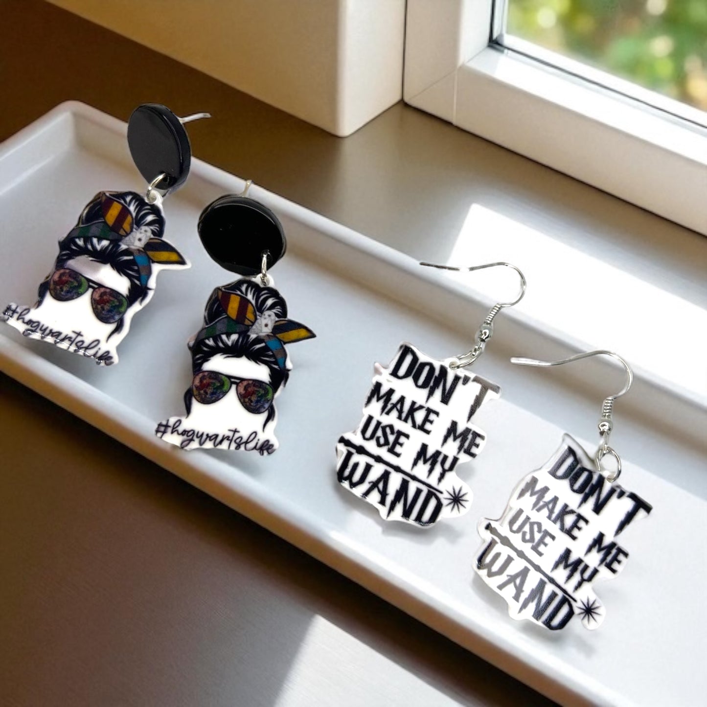 Hogwarts Earrings: Wear Your Wizarding World Adventures! ✨ - Rhythms of Grace Creative