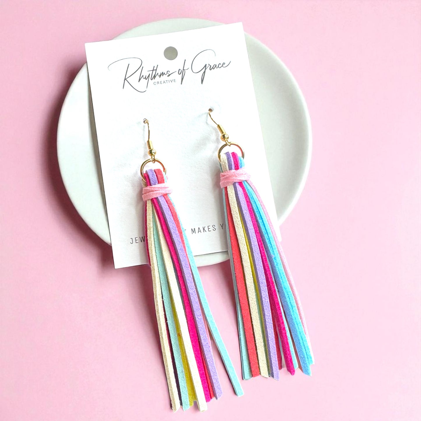 Fringe with Benefits – Pastel Tassel Earrings for Everyday Play!