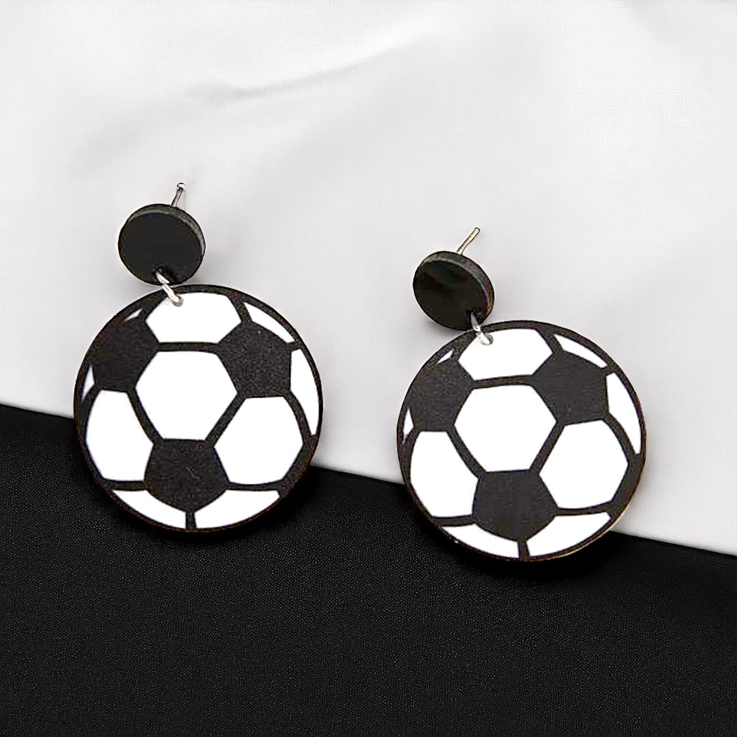 Score Big with Sports-Themed Dangle Earrings!