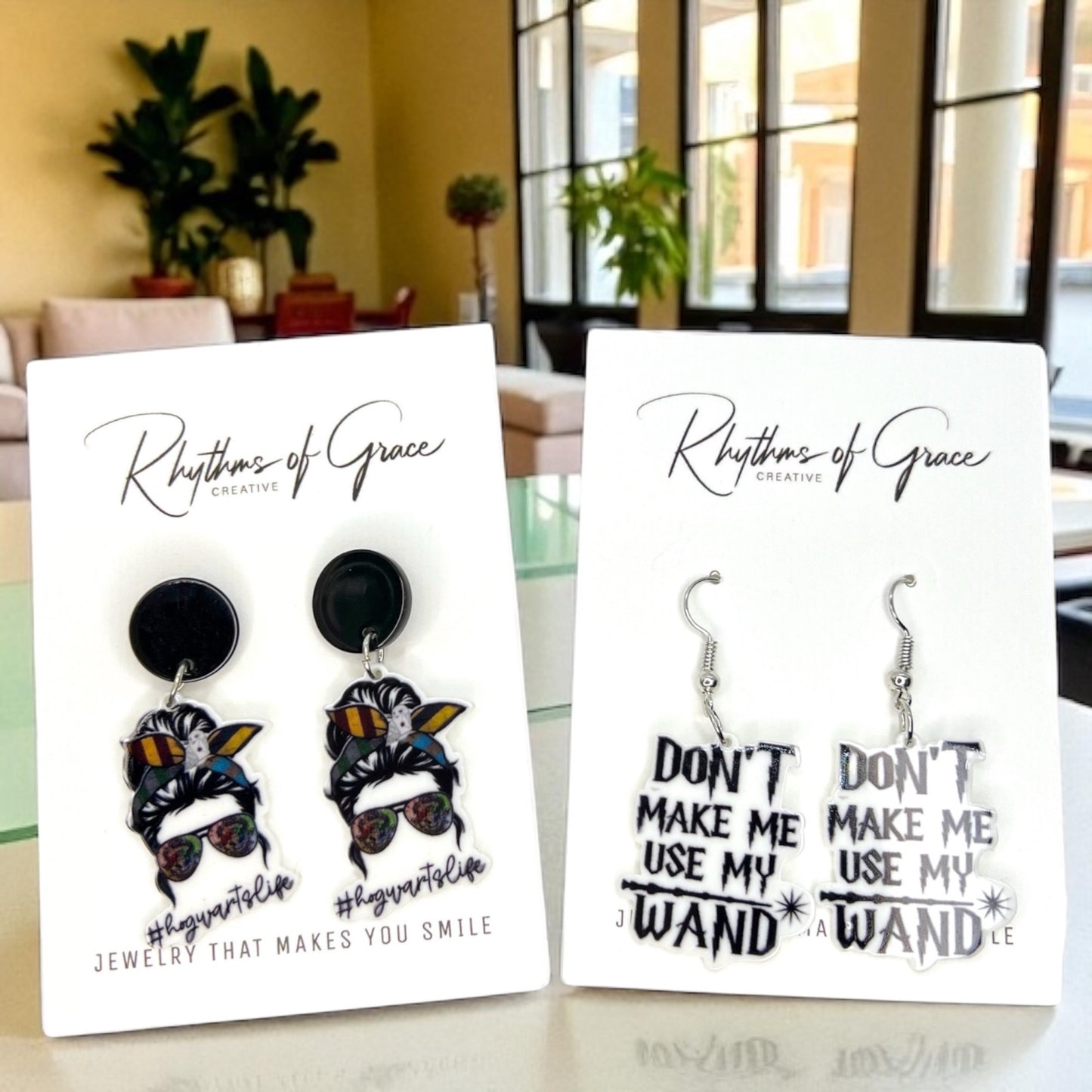 Hogwarts Earrings: Wear Your Wizarding World Adventures! ✨ - Rhythms of Grace Creative