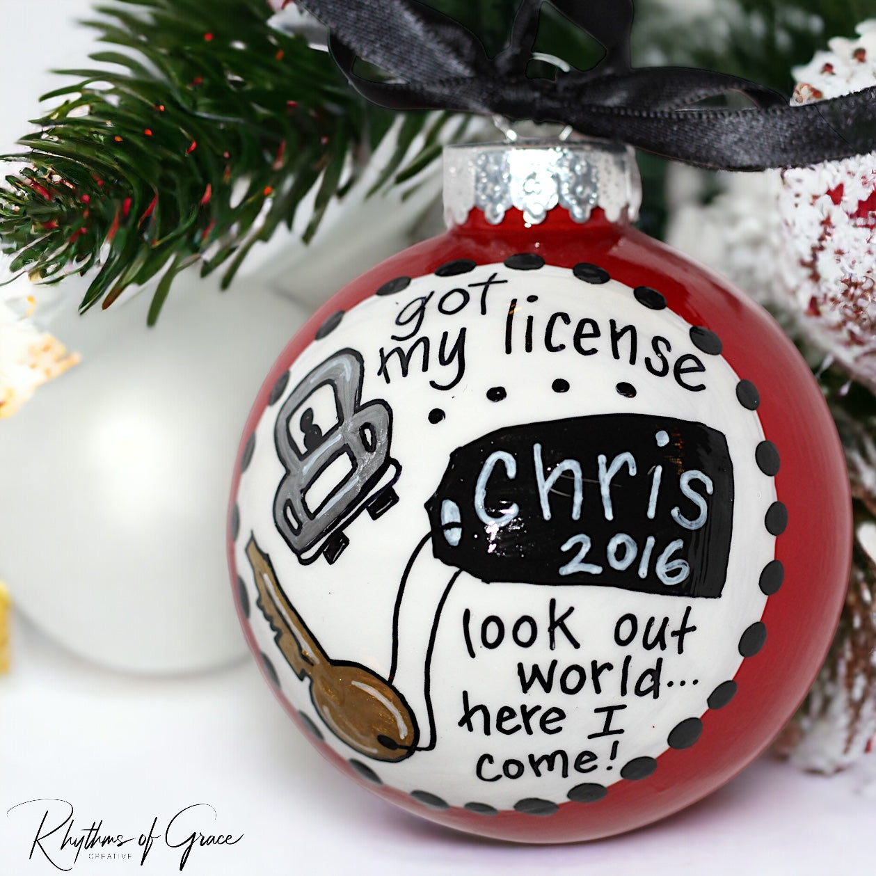Christmas Ornament: "Driver's License" – Celebrate the New Driver in Your Life