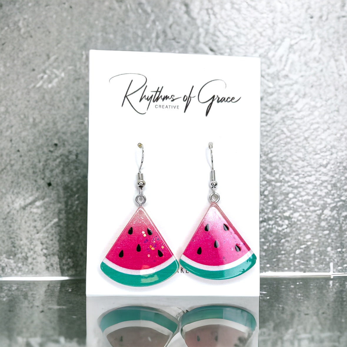 Juicy Watermelon Earrings - A Slice of Summer Fun! 🍉