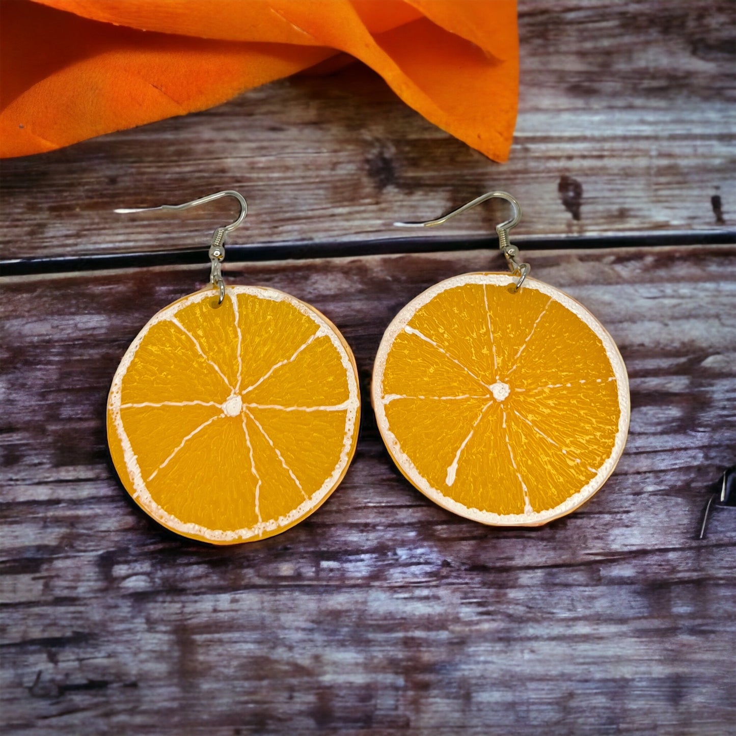 Slice of Sunshine: Orange Slice Earrings for Fruity Fun! - Rhythms of Grace Creative