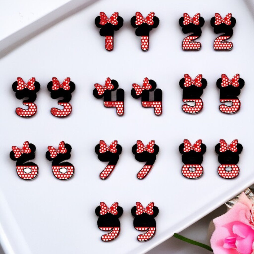 Whimsical Number Stud Earrings: Celebrate Your Age in Style!