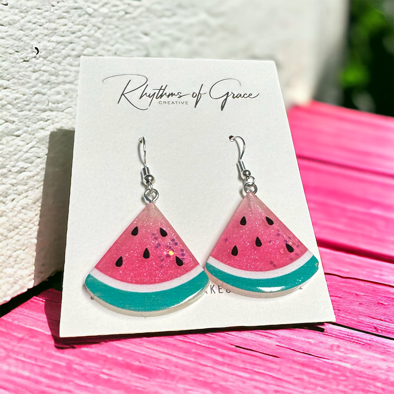 Juicy Watermelon Earrings - A Slice of Summer Fun! 🍉