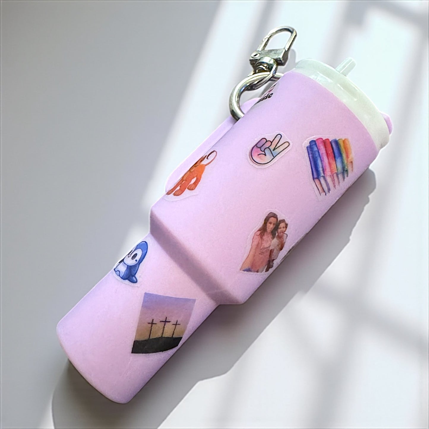 Sip, Store, & Shine: Mini Tumbler Keychains!