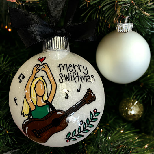 Swiftie Ornament - Eras Tour Ornament, Christmas Ornament, Holiday Ornament, Swiftie Era, Merry Swiftmas, Christmas Era, Christmas Tree Snack Cake - Rhythms of Grace Creative
