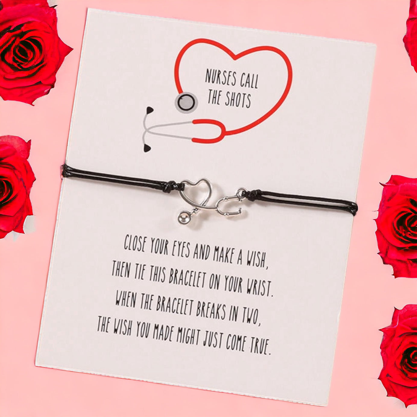 Nurse Wish Bracelet - The Perfect Friendship Gift! 🌷