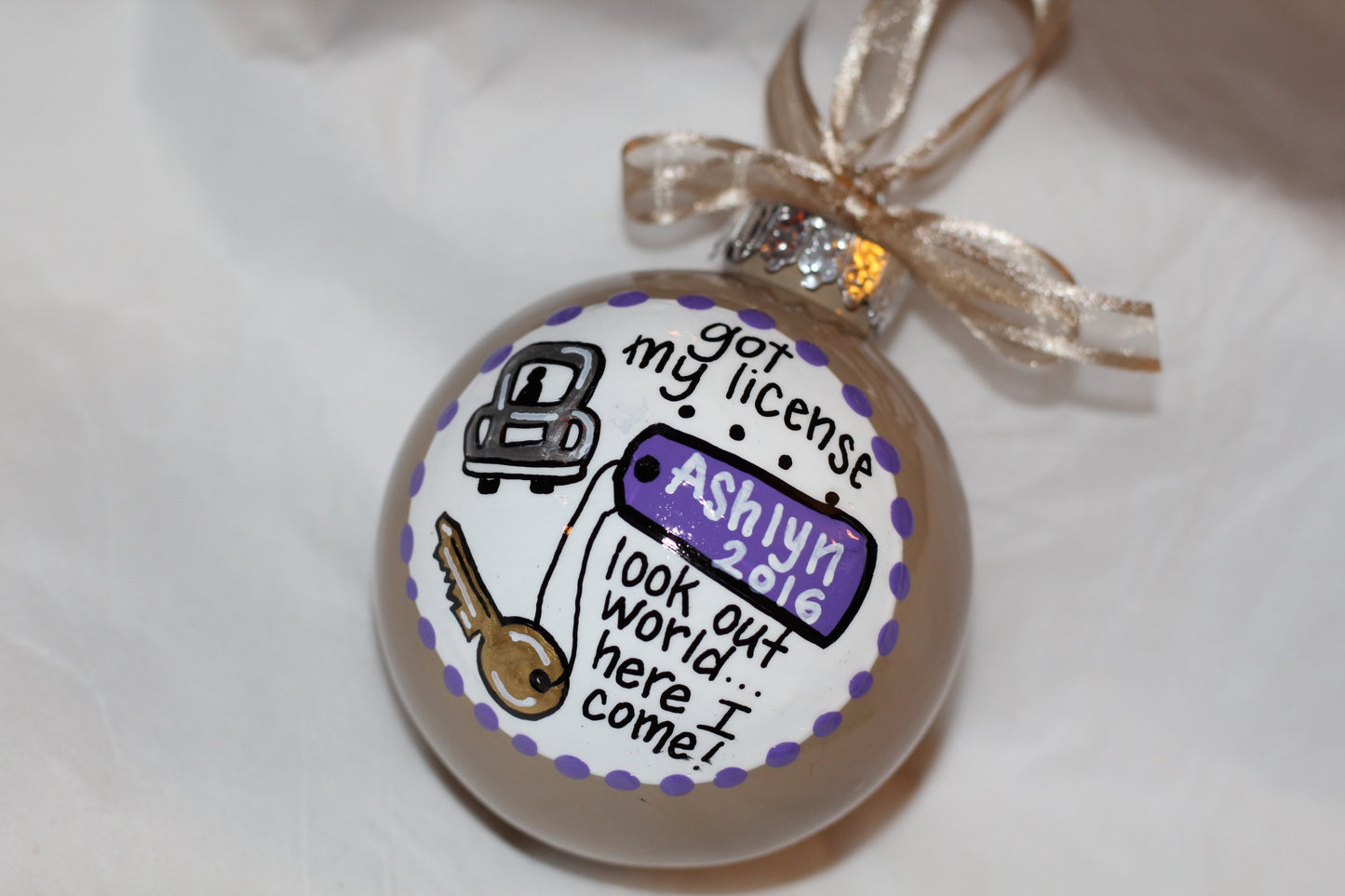 Christmas Ornament: "Driver's License" – Celebrate the New Driver in Your Life