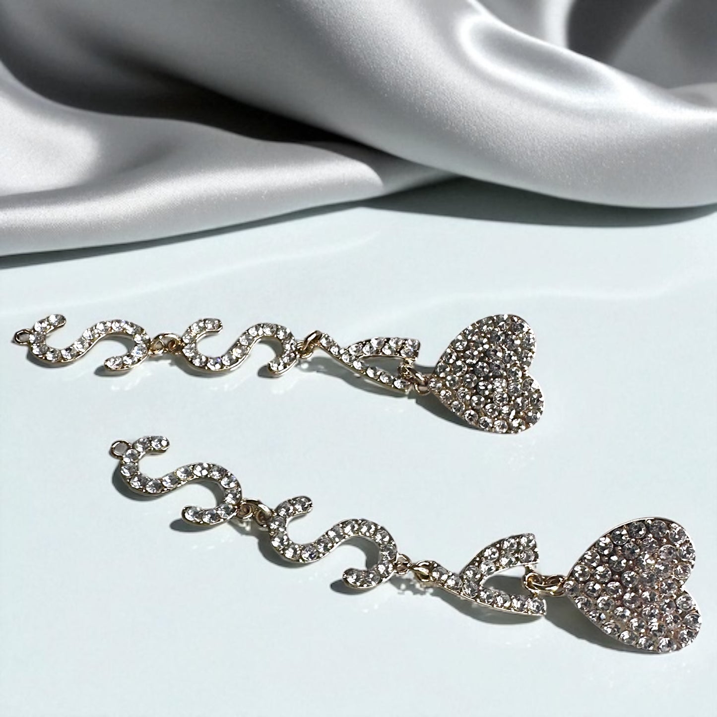 YSSS! Rhinestone Drop Earrings – Statement Bling for Bold Queens 💎
