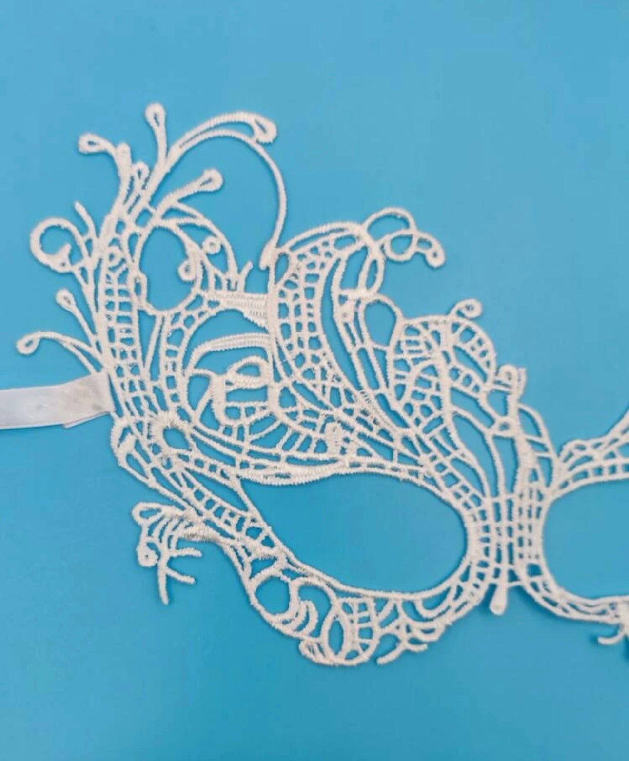 White Masquerade Mask, Mardi Gras Mask, Masquerading Mask, White Lace, Masquerade Ball, Lace Mask