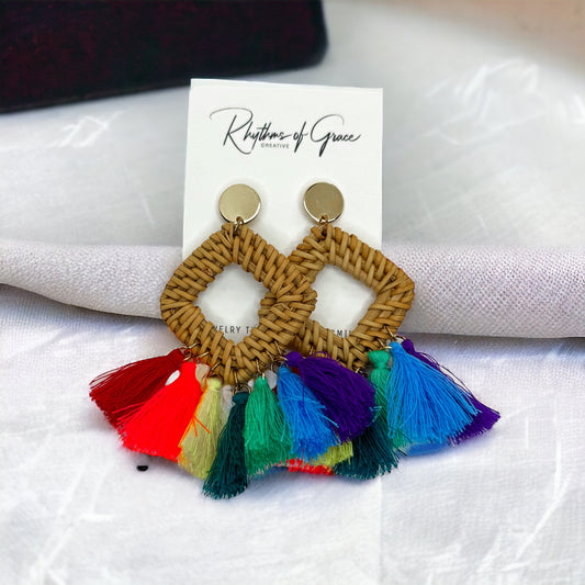Tassel Rainbow Earrings: Celebrate with Pride!