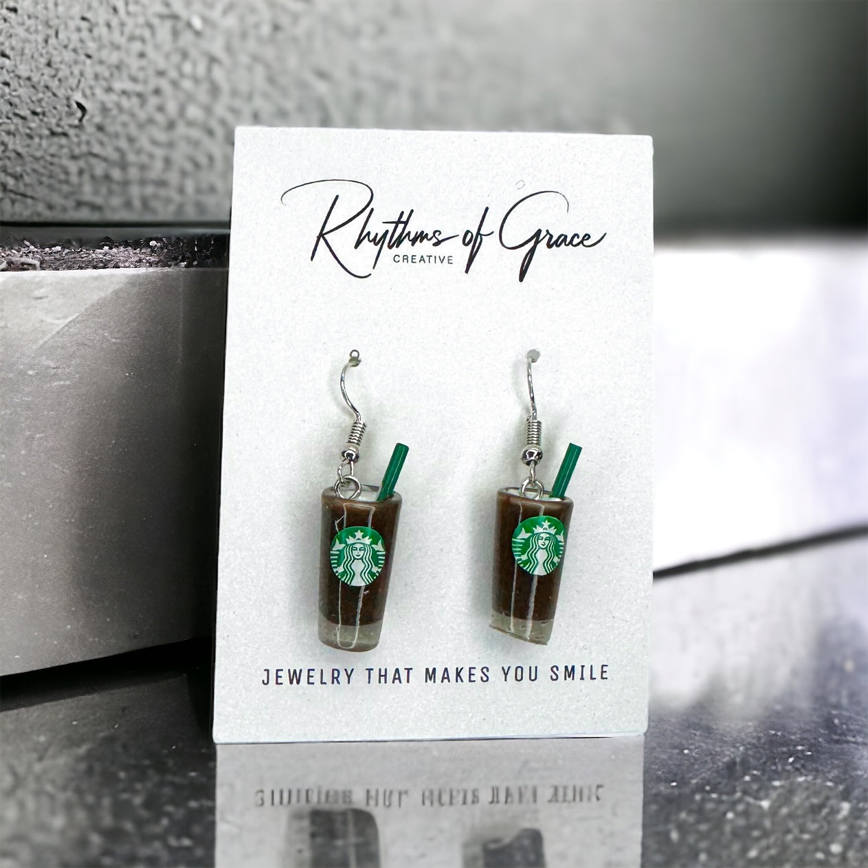 Buzzing with Style: Iced Coffee Earrings for Caffeine Lovers!