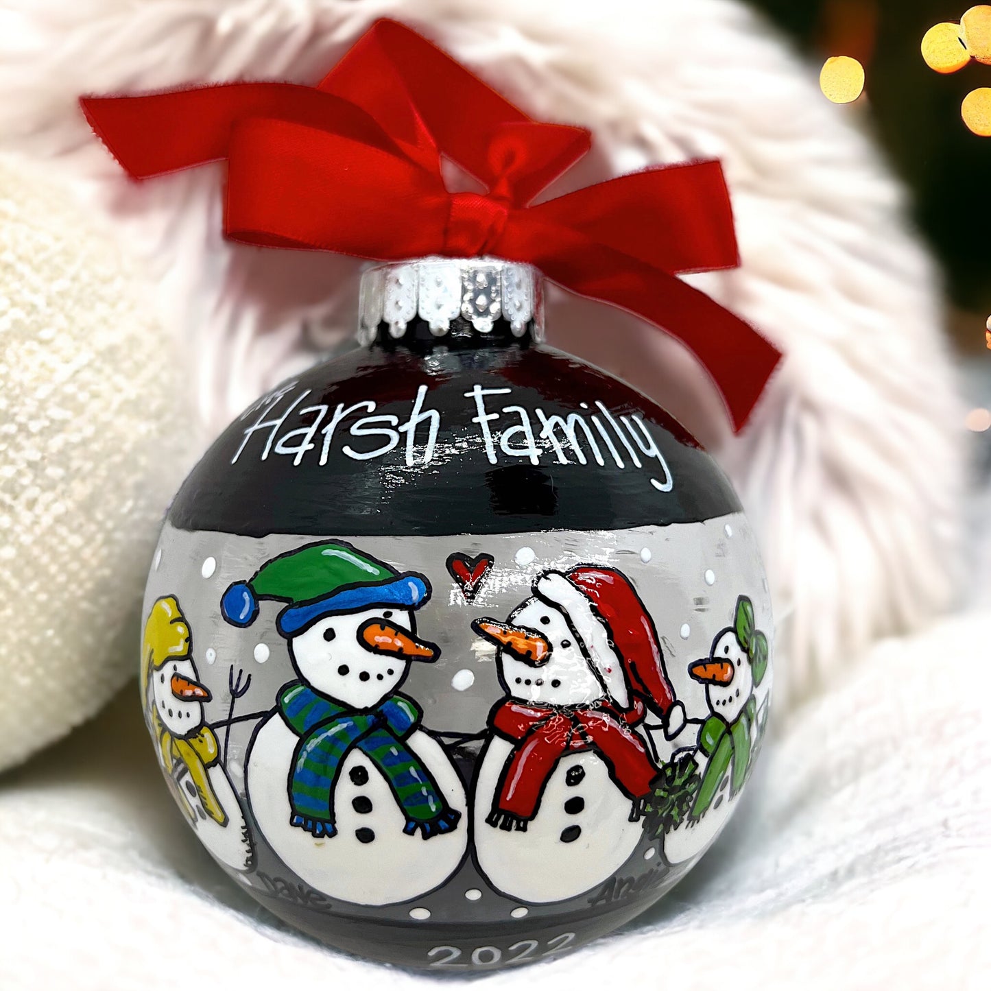 Snow Much Fun: Custom Family Ornament – Personalized Snow Family Keepsake!