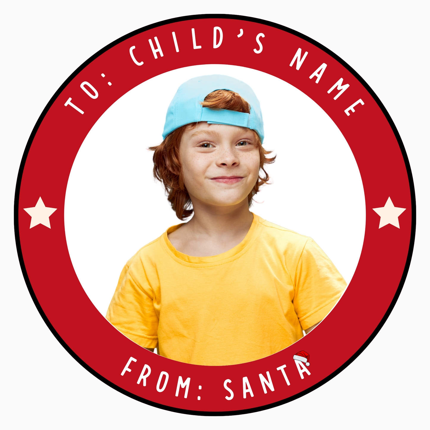 Personalized Santa Gift Tags – Custom North Pole Express Labels, Waterproof Christmas Stickers, Santa’s Workshop & Holiday Name Tags