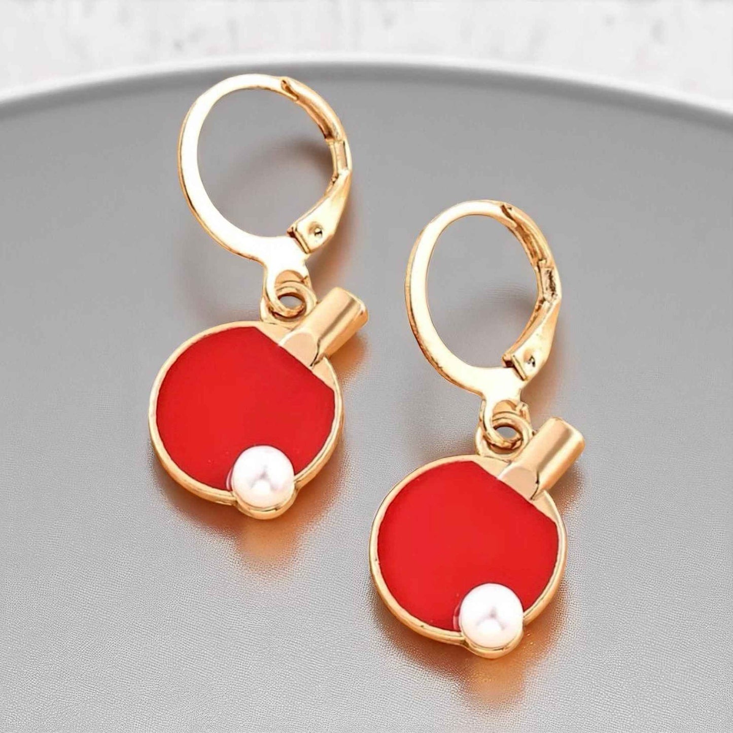 Ping Pong Perfection: Paddle Your Style with Ping Pong Earrings!