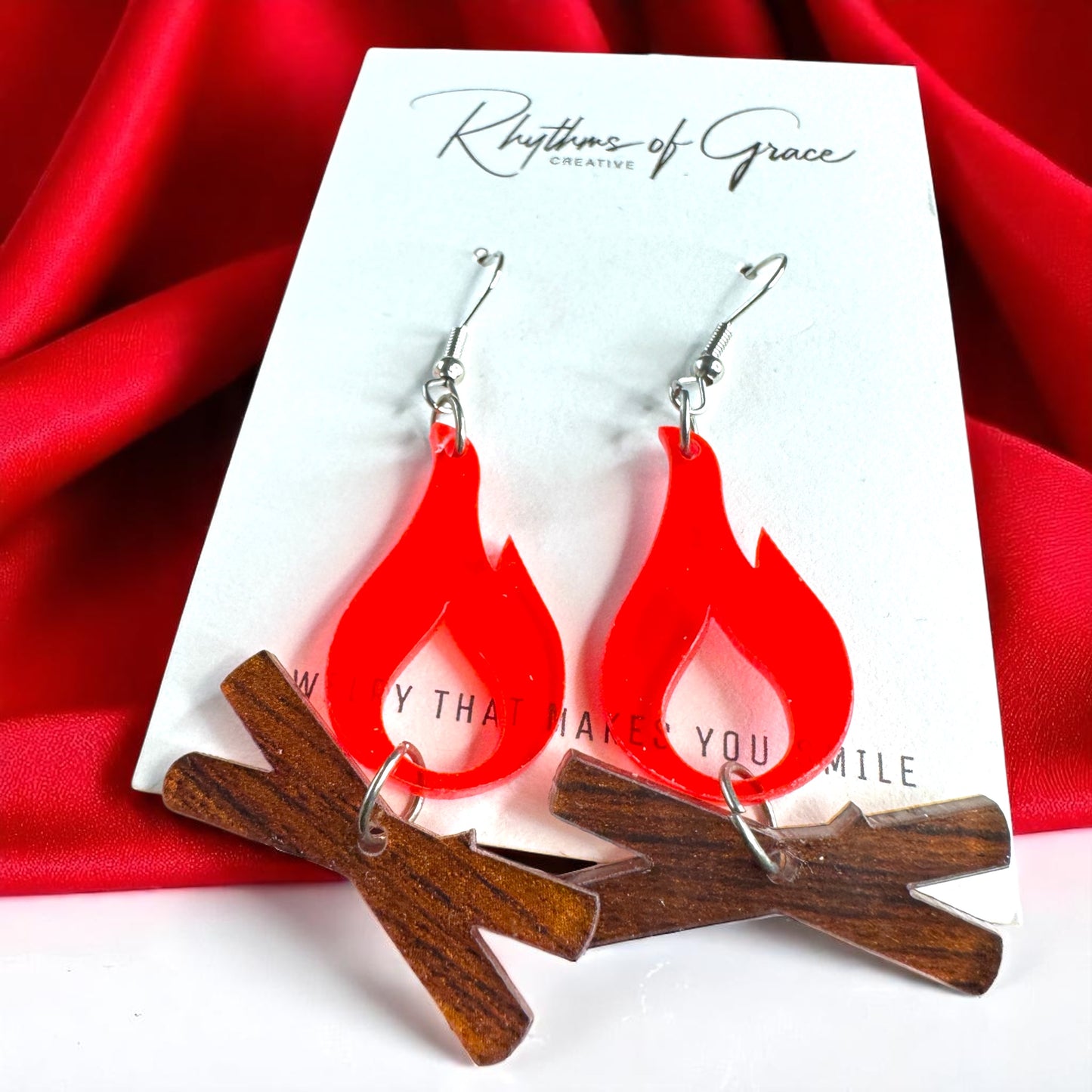 Campfire Chic: Dazzling Earrings to Spark Your Adventure!