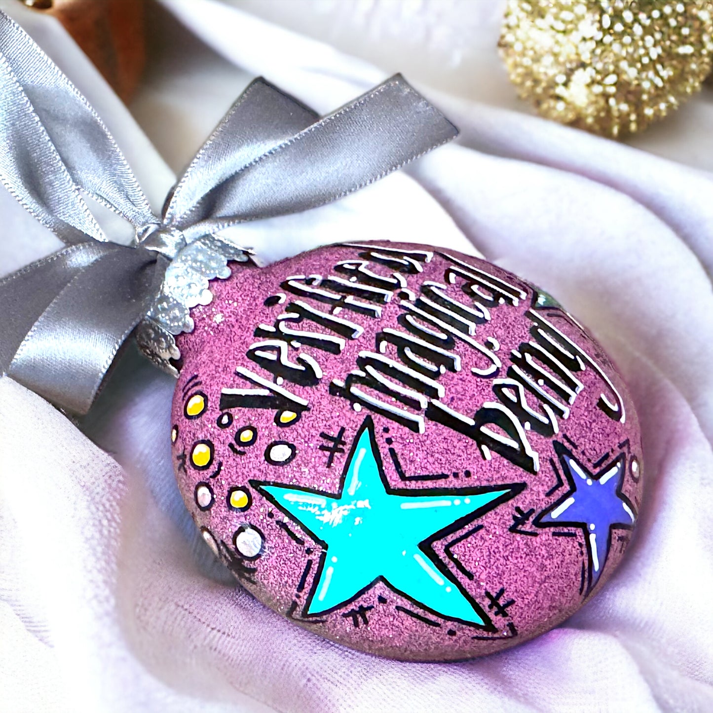 Christmas Ornament: "Verified Magical Being"