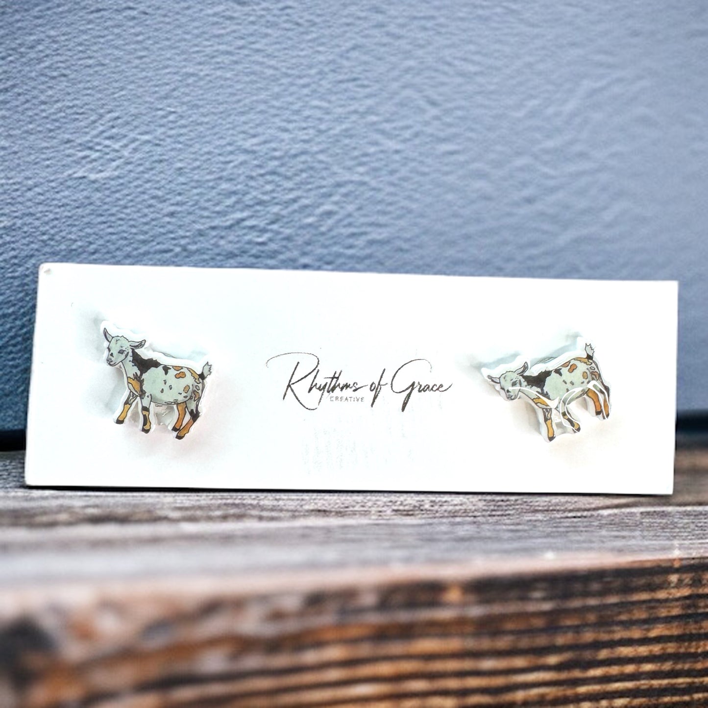 Goats Galore: Adorable Goat Stud Earrings! ๐