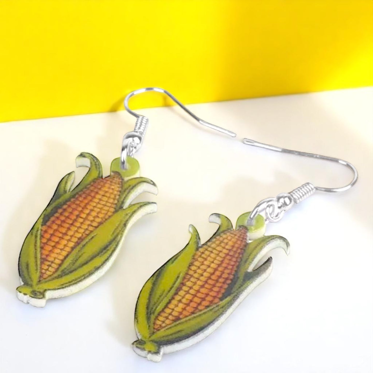 Corn on the Cob Dangle Earrings – A-maize Your Style! 🌽