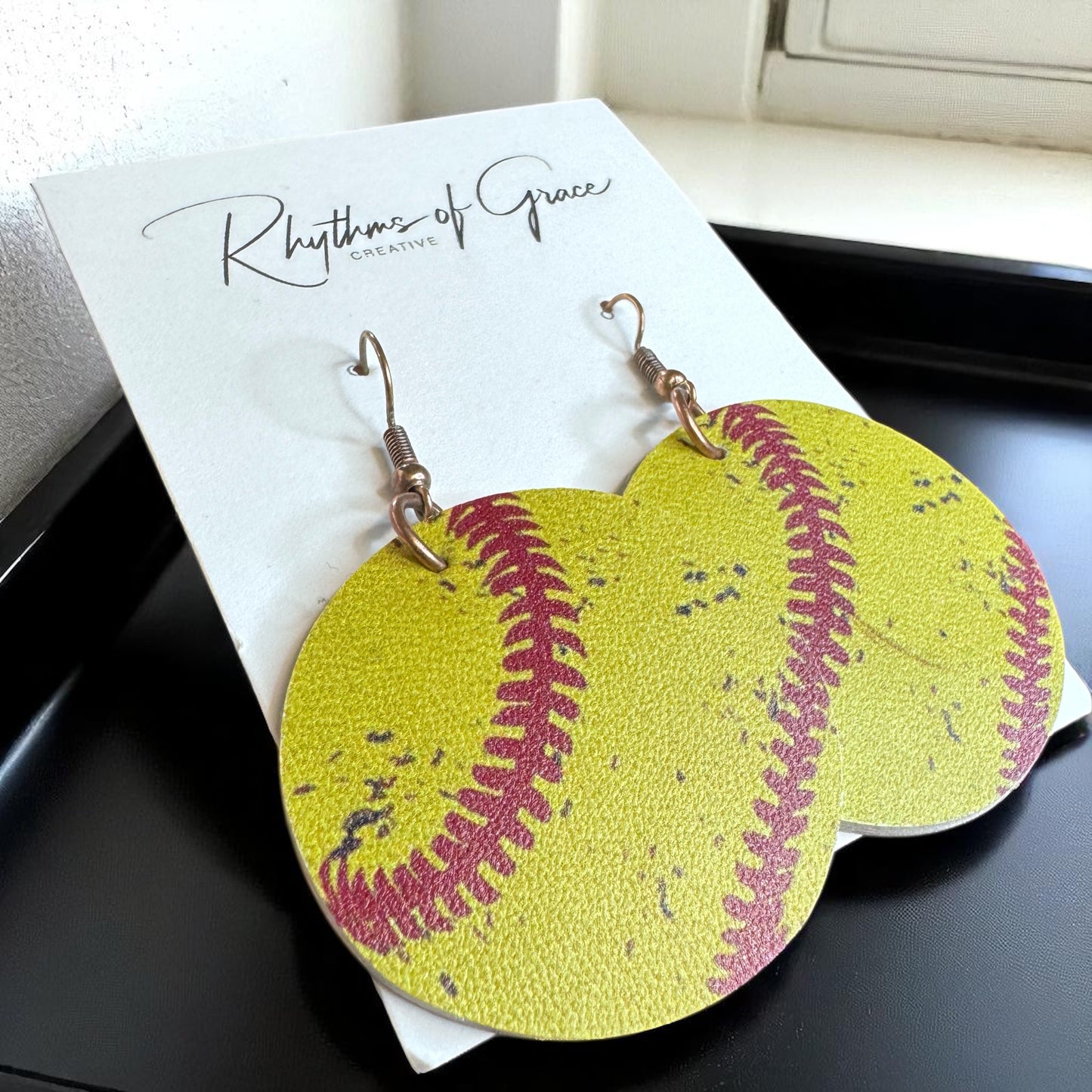 Hit a Style Home Run with Softball Dangle Earrings!