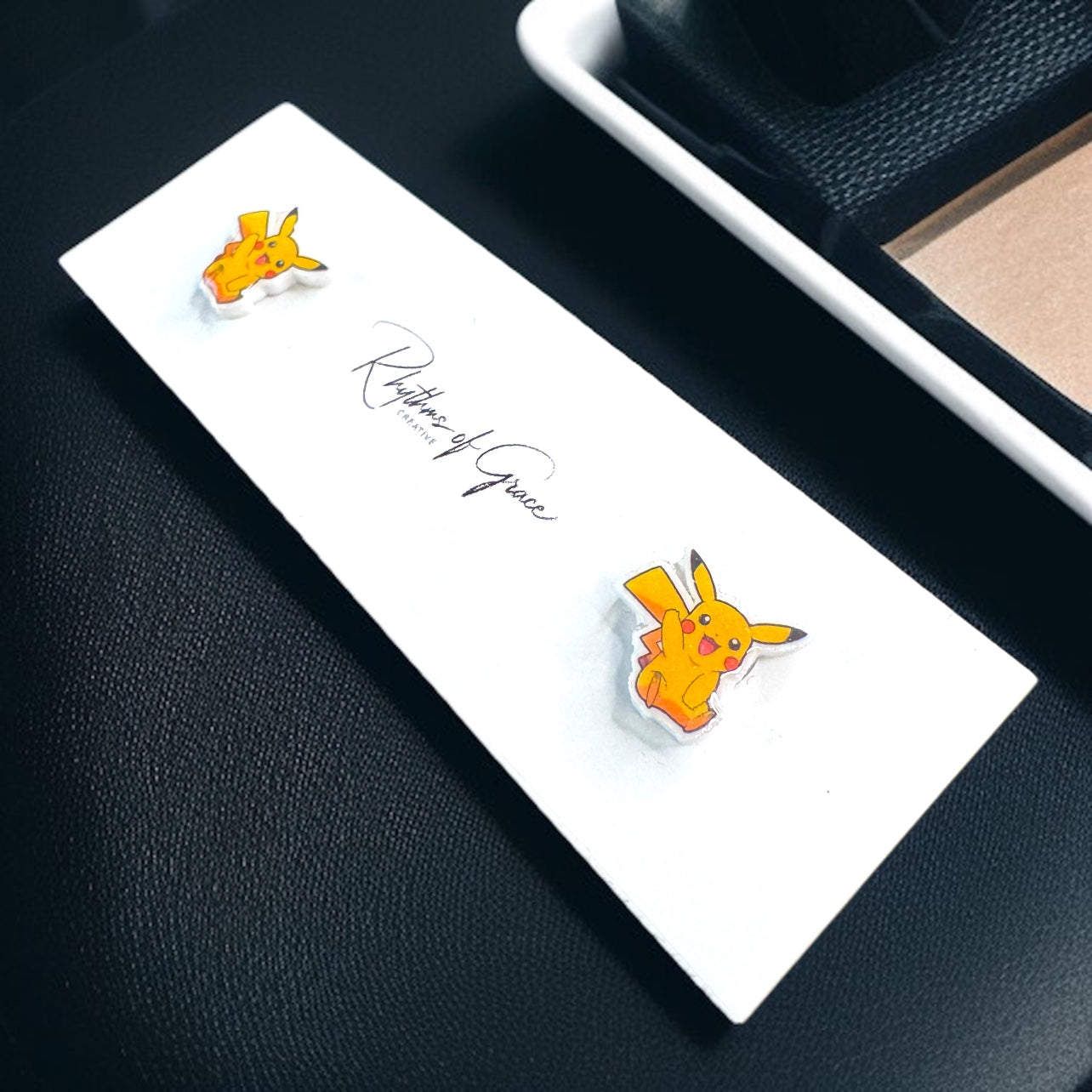 Catch 'Em All: Pikachu Stud Earrings!