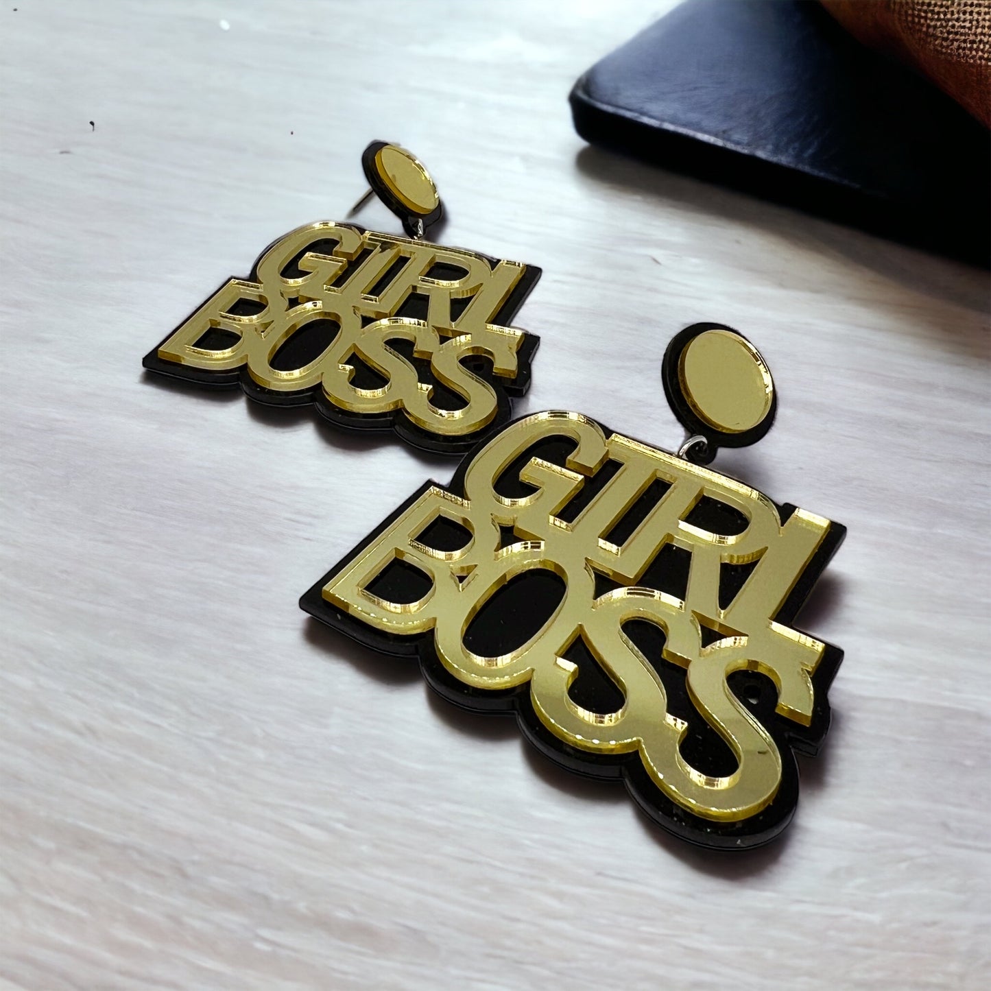 Girl Boss Earrings - Boss Babe, Sassy Earrings, Fun Earrings, Sweet and Sassy, Girl Power