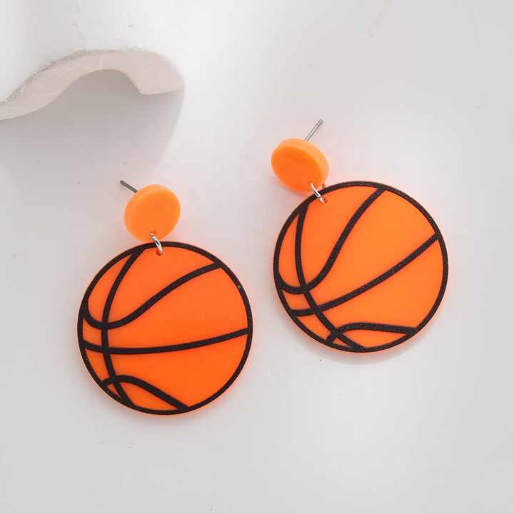 Score Big with Sports-Themed Dangle Earrings!