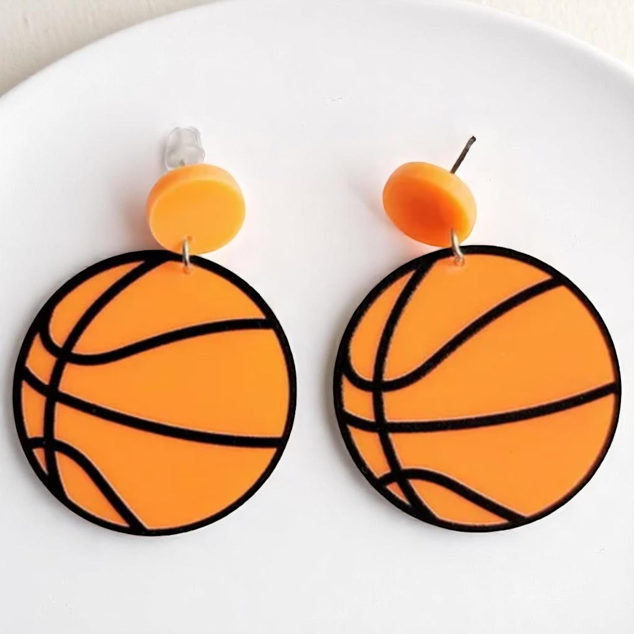 Score Big with Sports-Themed Dangle Earrings!
