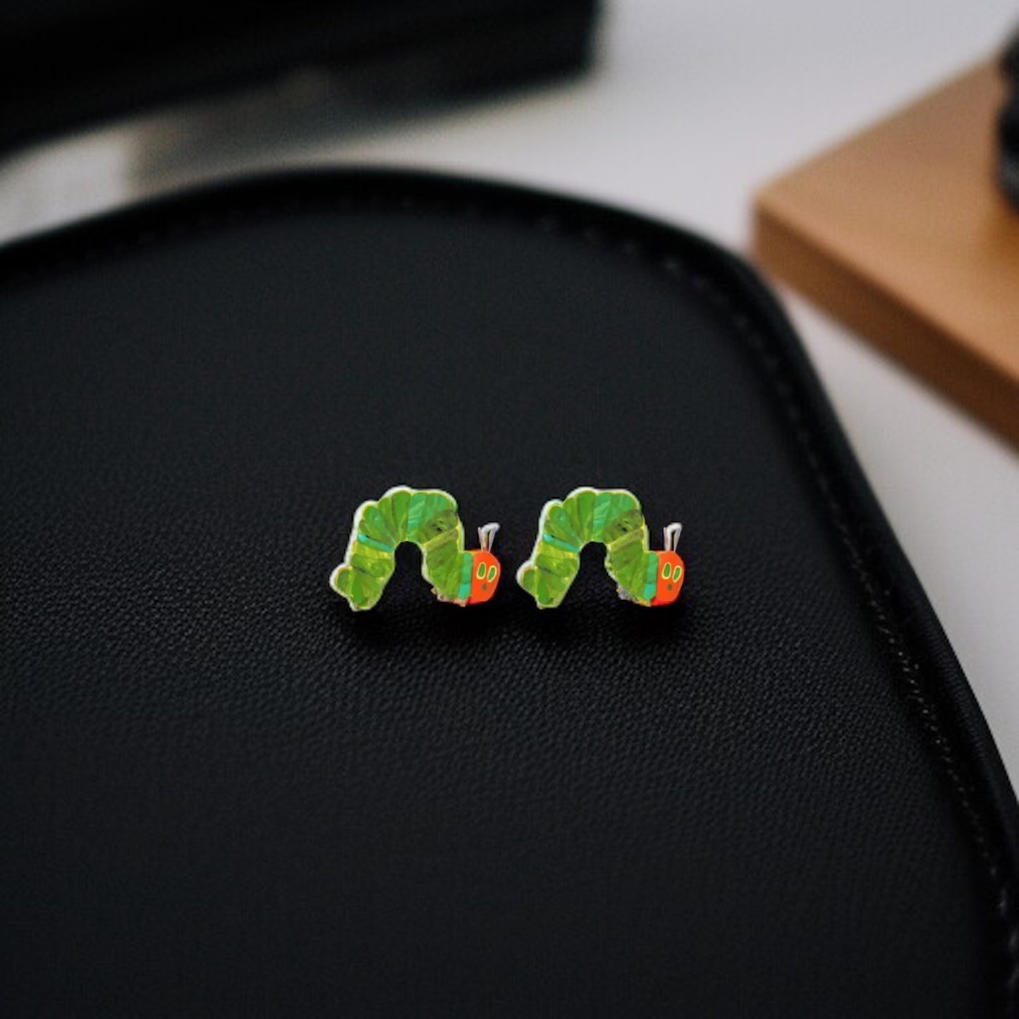 Charming Caterpillar Stud Earrings – A Whimsical Treat for All Ages!🐛