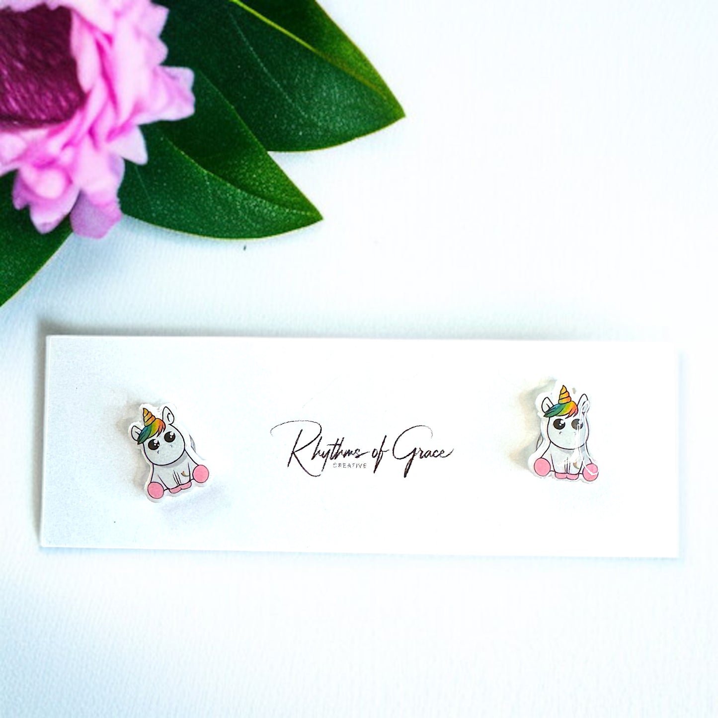 Whimsical Unicorn Studs: A Touch of Magic for Your Ears! 🦄