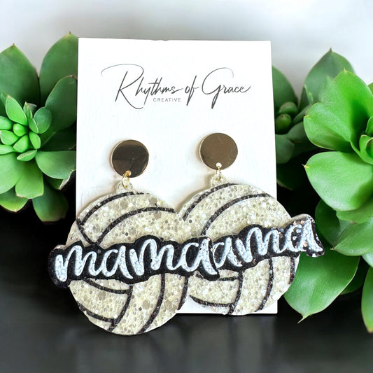 Spike Up Your Style with Volleyball Mama Earrings! 🏐