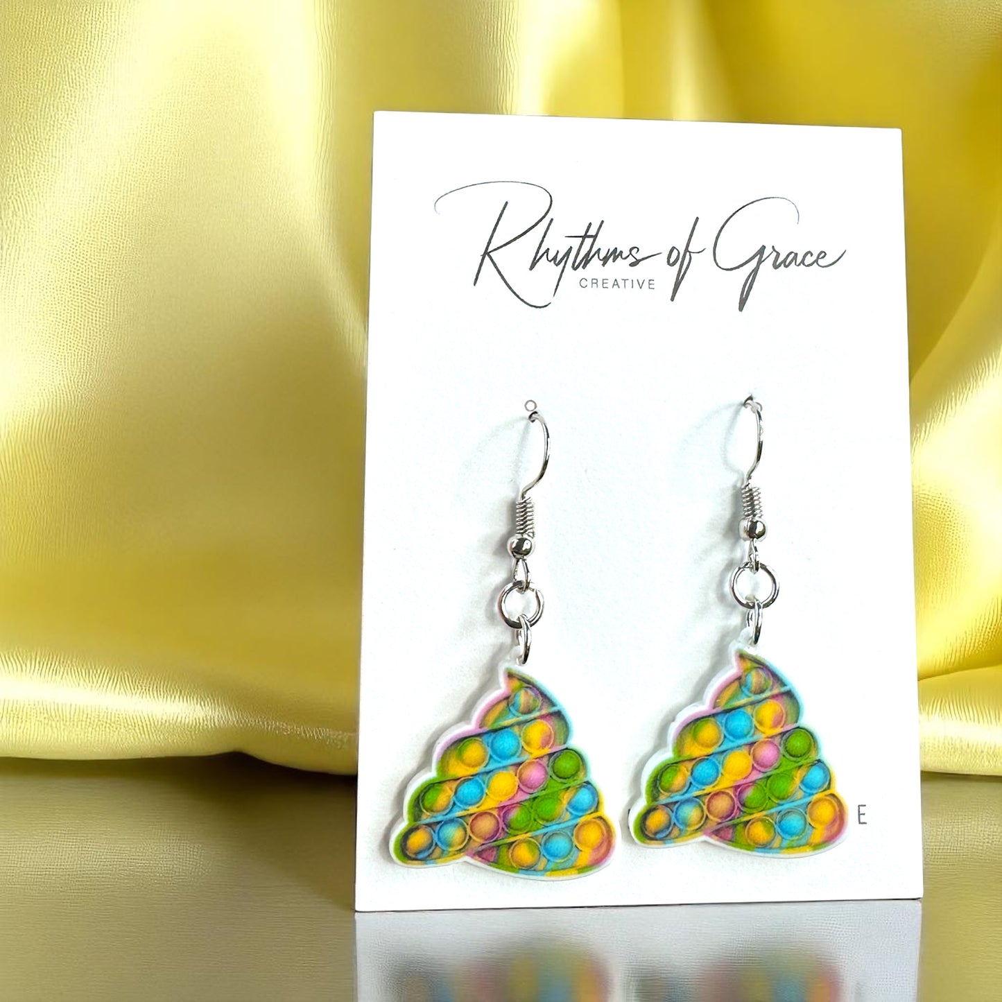 Pop-It Toy Dangle Earrings: A Colorful Twist to Your Style!