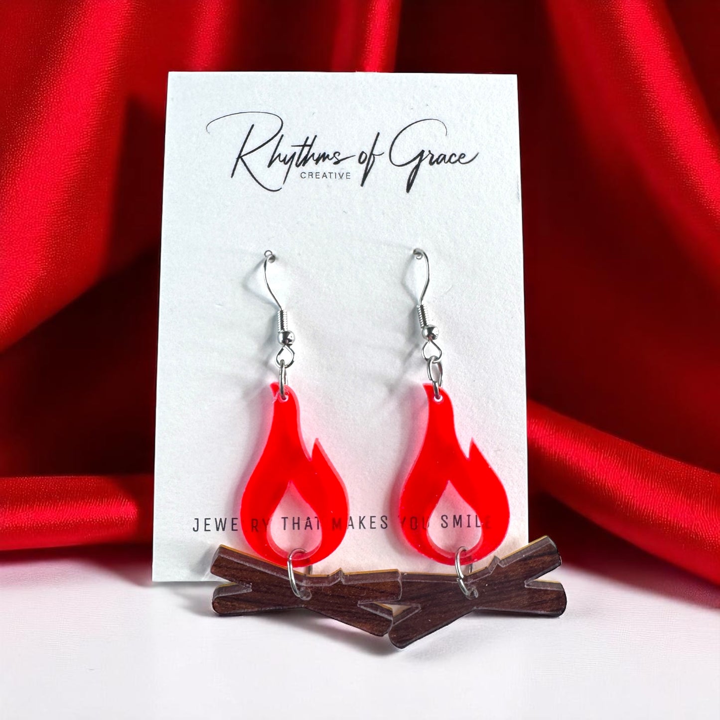 Campfire Chic: Dazzling Earrings to Spark Your Adventure!