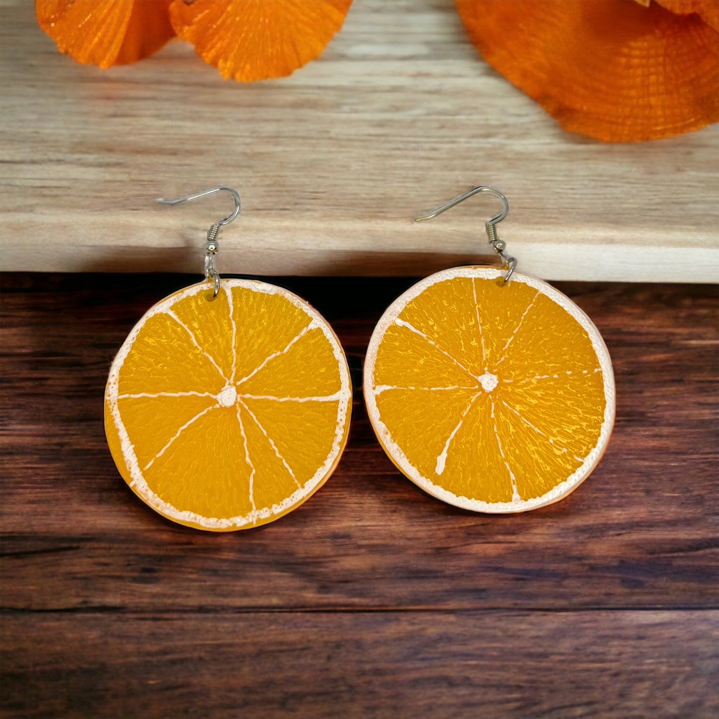 Slice of Sunshine: Orange Slice Earrings for Fruity Fun! - Rhythms of Grace Creative