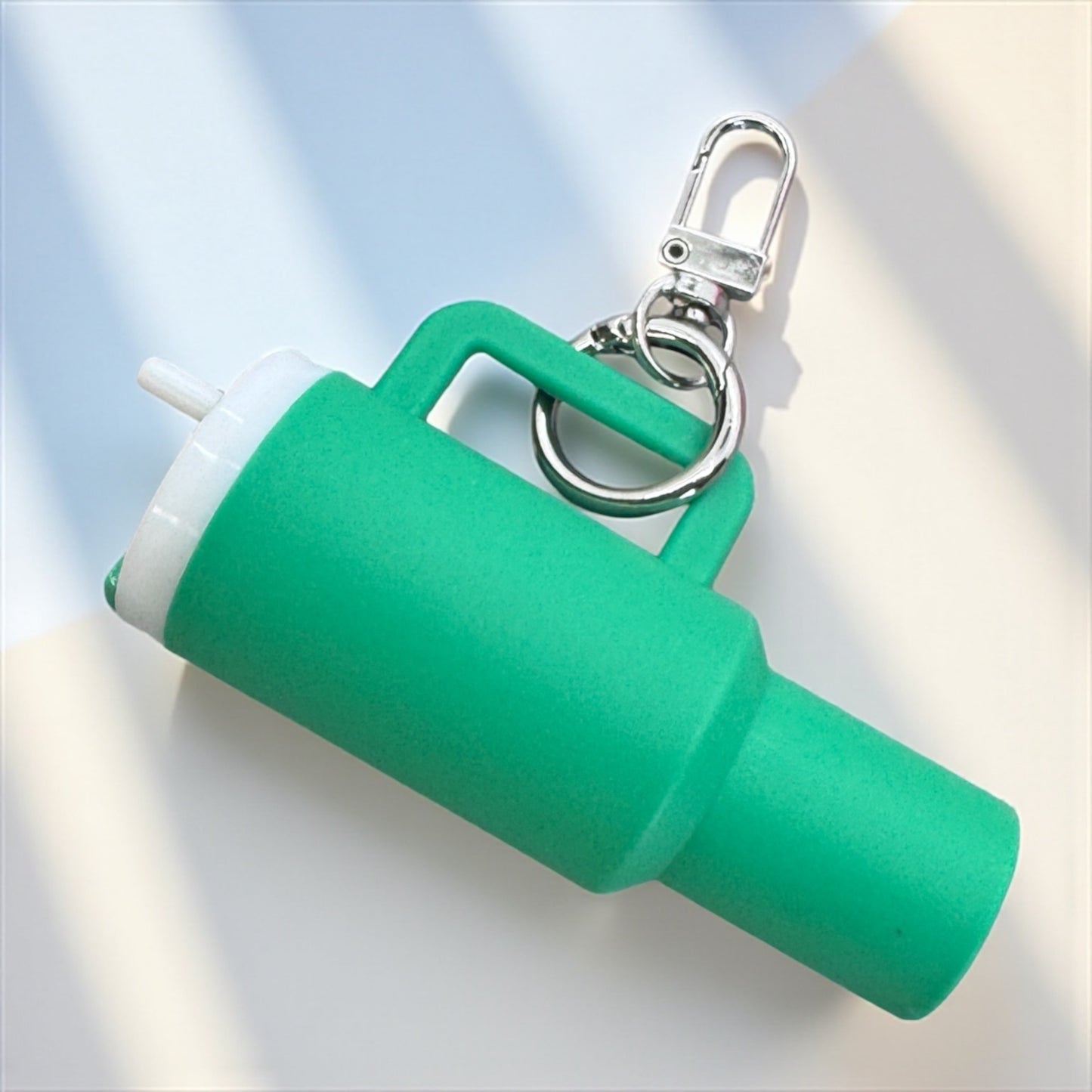Sip, Store, & Shine: Mini Tumbler Keychains!