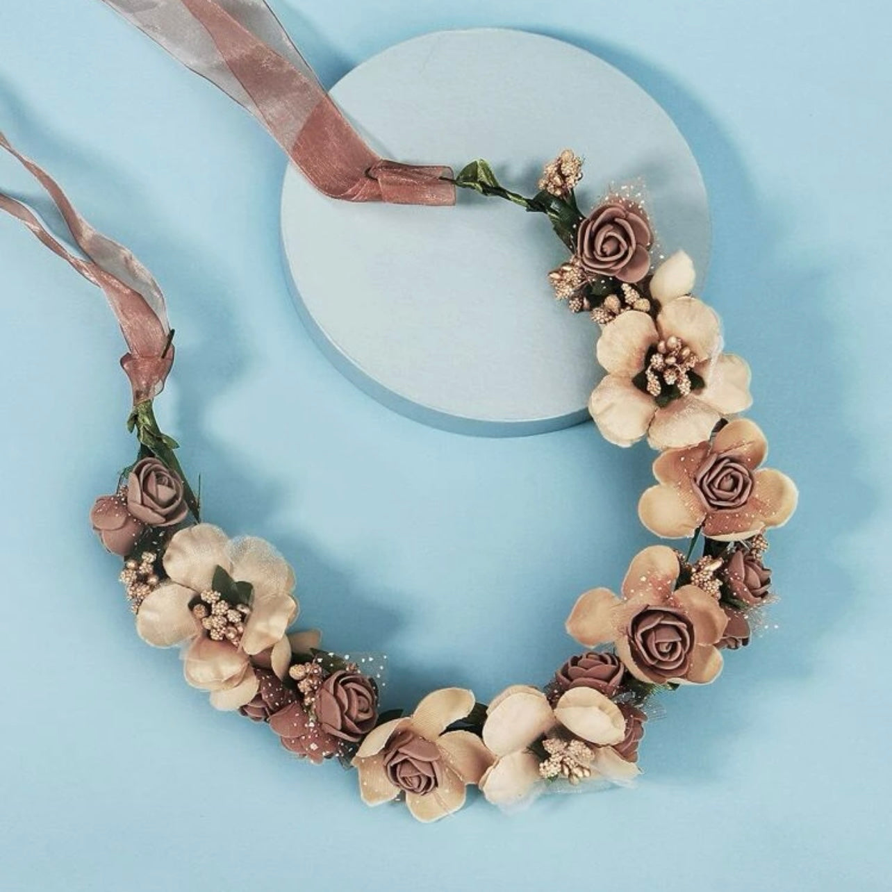 Boho Chic Flower Headband - A Touch of Natural Elegance! 🌼 - Rhythms of Grace Creative
