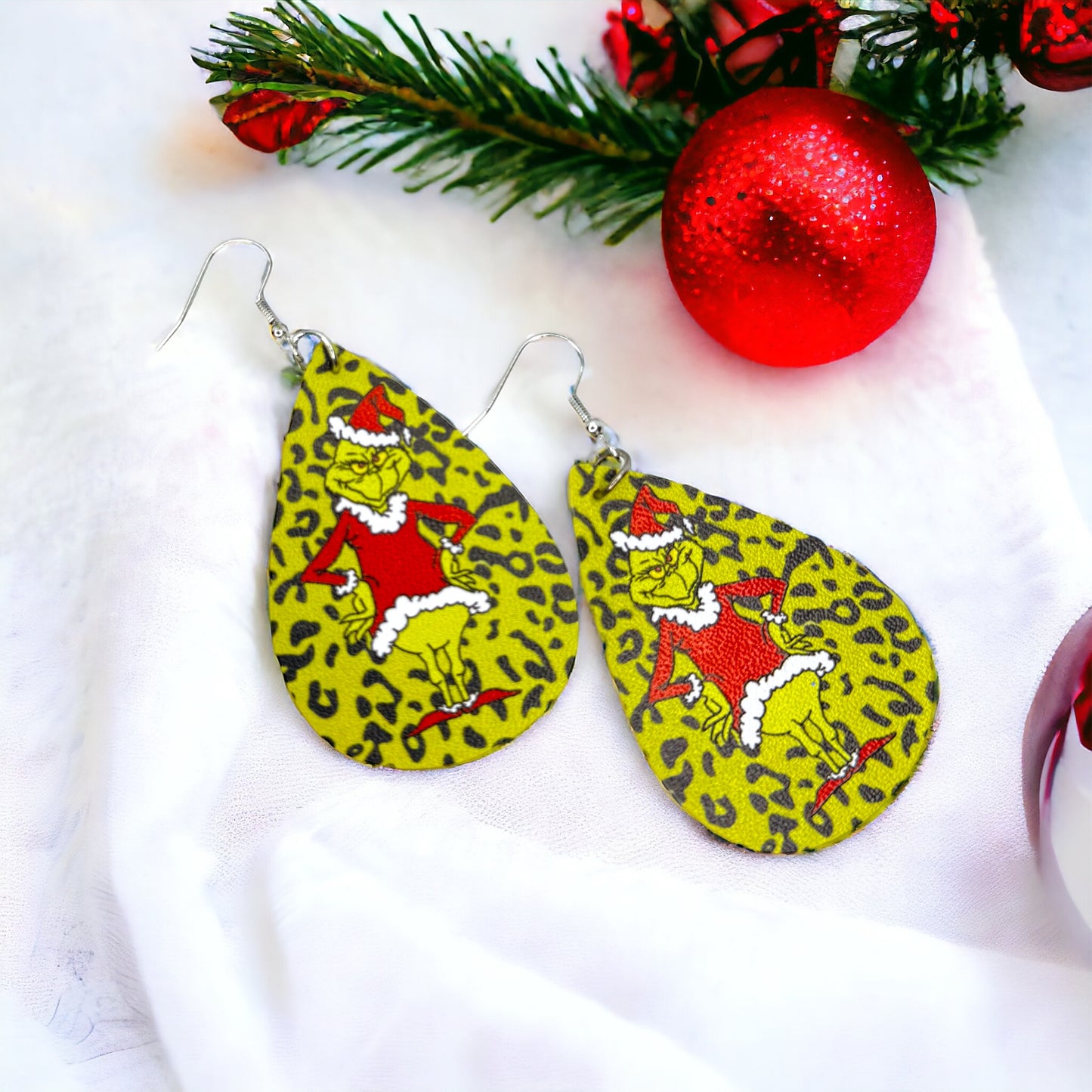 Mean One Dangle Earrings: Get Your Grinch On This Christmas!