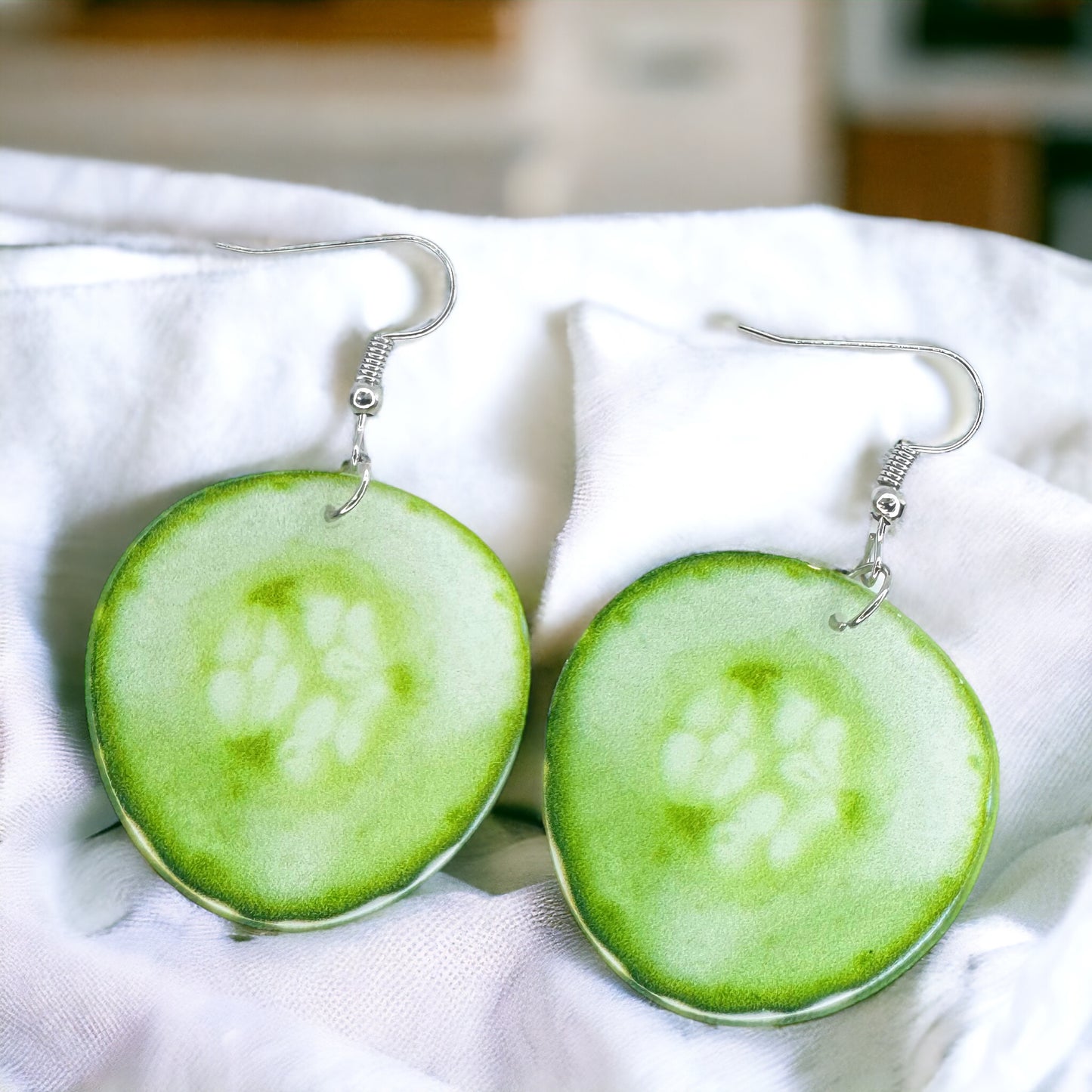 Cucumber Earrings – Freshen Up Your Look!