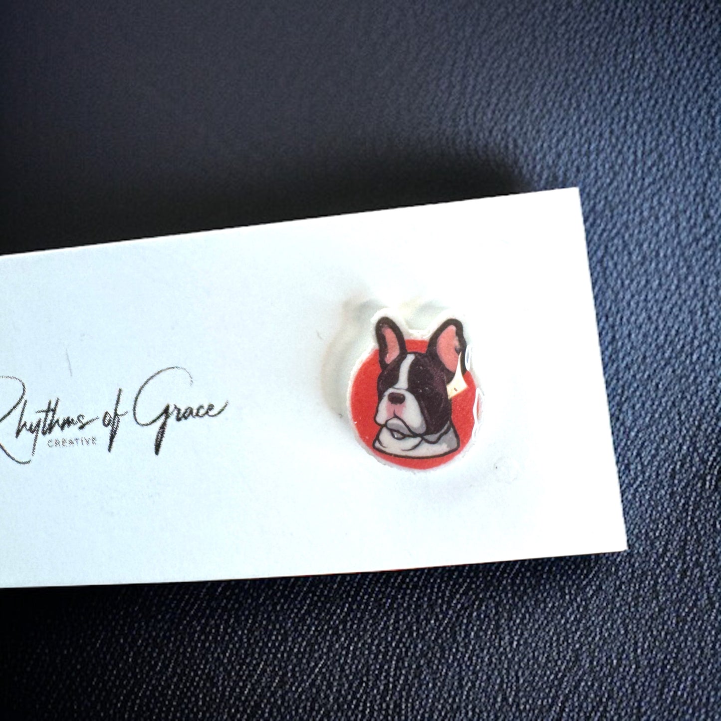 Bulldog Bliss Stud Earrings - Embrace Your Paw-some Style!